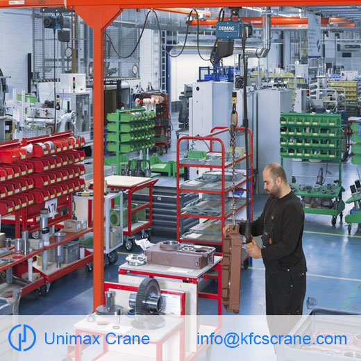 Series of KBK flexible modular suspension crane system