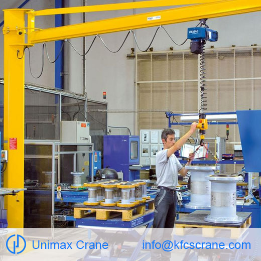 Rotary wall aluminum alloy jib crane