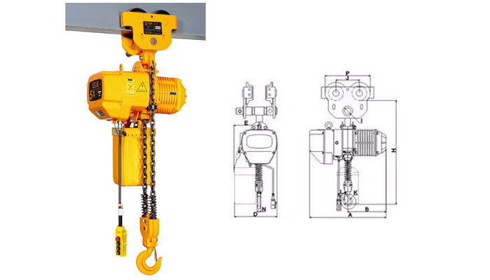 Single Beam Electric Chain Hoist Trolley Single Beam Electric Chain Hoist Trolley