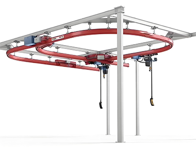 Aluminum alloy track crane