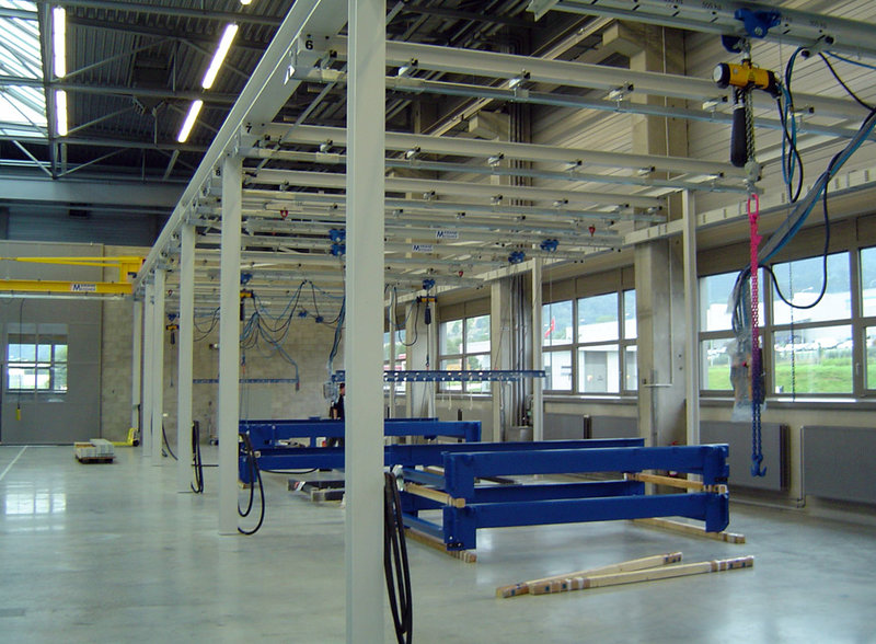 KBK Aluminum Monorail Workstation Crane